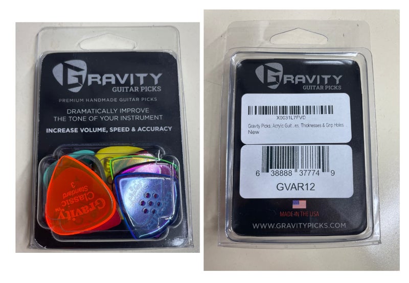 Gravity Acrylic Variety Pack Guitar Picks - Polished Bevels, Brighter, Louder Sound & Tighter Grip - Available in Different Packs - Made in the USA - Image 2